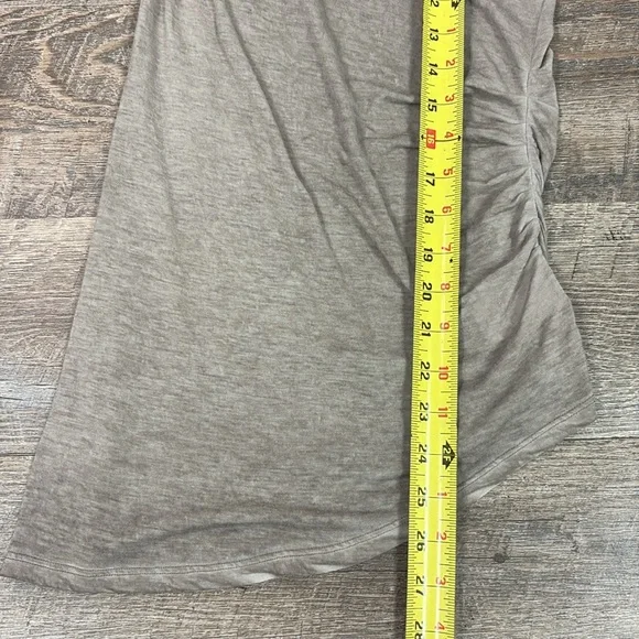 Helmut Lang Asymmetrical Side Ruched Cowl Neck Top Size P - Picture 11 of 11